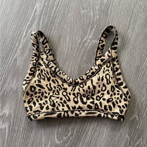Leopard Print Women's Bralette